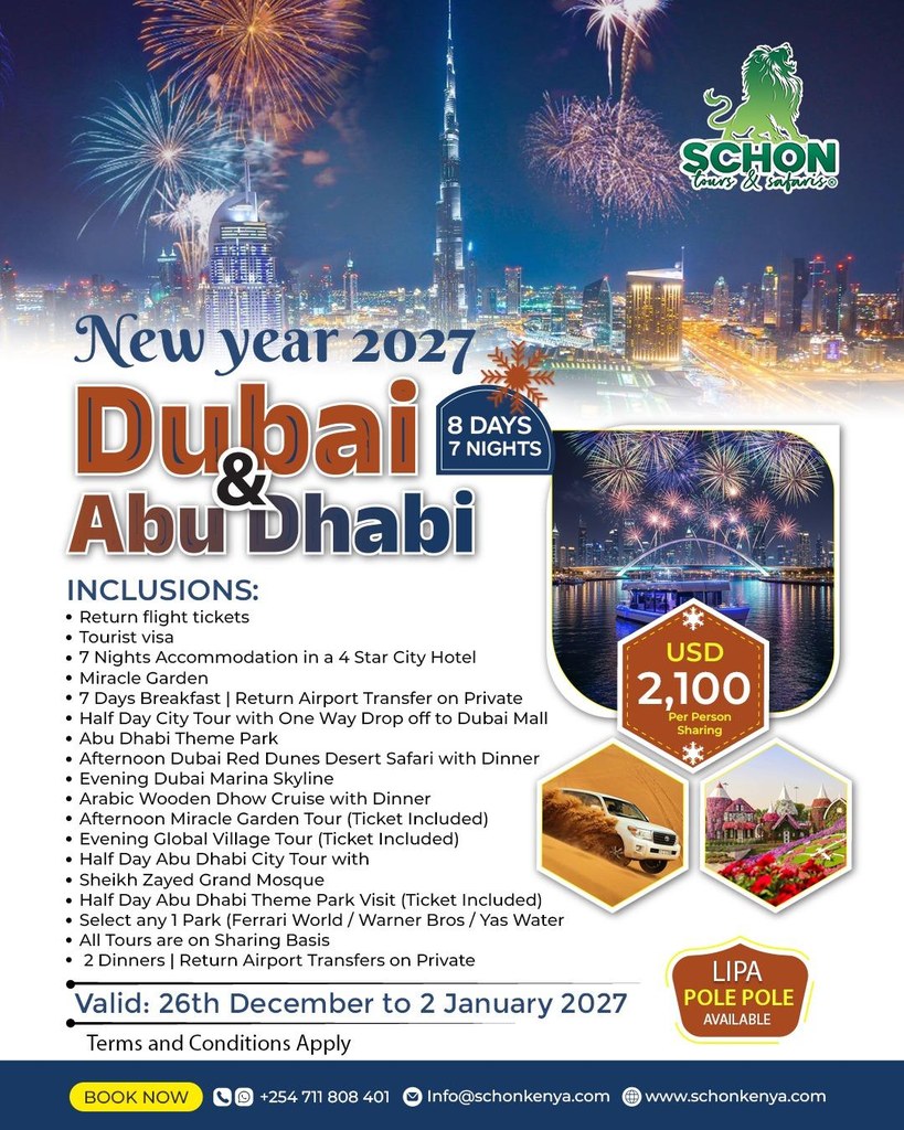Dubai & Abu Dhabi - New Year 2027