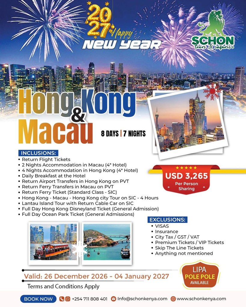 Hong Kong & Macau - New Year 2027